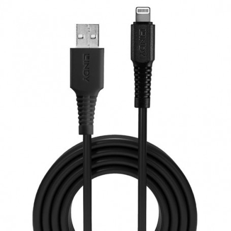 Lindy 31320 cavo Lightning 1 m Nero (31320-LND)