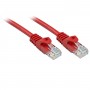Lindy Rj45/Rj45 Cat6 10m cavo di rete Rosso U/UTP (UTP) (48187)