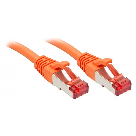 Lindy RJ-45 Cat.6 S/FTP 1m cavo di rete Arancione Cat6 S/FTP (S-STP) (47807)
