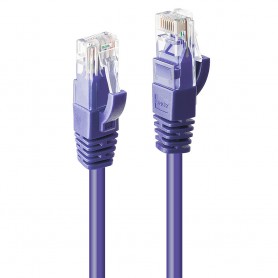 Lindy 48121 cavo di rete Viola 0,5 m Cat6 U/UTP (UTP) (48121)