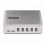 StarTech.com 10G5A2CS-USB-C-HUB hub di interfaccia USB 3.2 Gen 2 (3.1 Gen 2) Type-C 10000 Mbit/s Argento