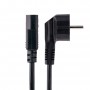 StarTech.com Cavo di alimentazione per PC da EU Schuko a C13 da 1 m, Cavo di corrente AC 250V 10A 18AWG, Cavo di ricambio con sp