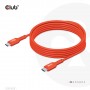 CLUB3D USB2 TYPE-C BI-DIRECTIONAL CABLE, DATA 480MB, PD 240W(48V/5A) EPR M/M 2M/6.56FT (CAC-1573)