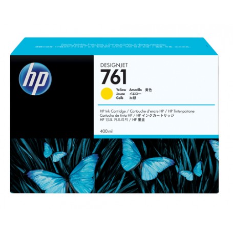 HP Cartuccia inchiostro giallo DesignJet 761, 400 ml (CM992A)