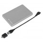 Verbatim Disco rigido portatile Store 'n' Go ALU Slim da 2 TB Argento