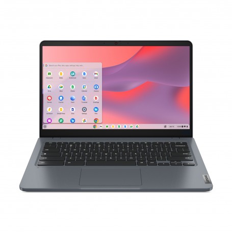 Lenovo 14e Chromebook Intel® N N100 35,6 cm (14") Full HD 8 GB LPDDR5-SDRAM 128 GB eMMC Wi-Fi 6E (802.11ax) ChromeOS Grigio