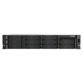 QNAP TS-855EU-RP NAS Armadio (2U) Intel Atom® C5125 8 GB DDR4 0 TB QuTS hero Nero