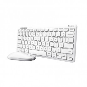 Trust Lyra tastiera Mouse incluso Universale RF senza fili + Bluetooth QWERTY Italiano Bianco