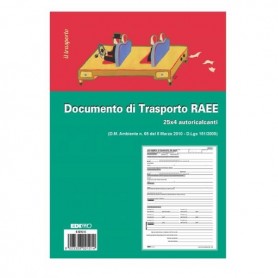 CF10BLOCCO DOC. TRASPORTO RAEE 24X4