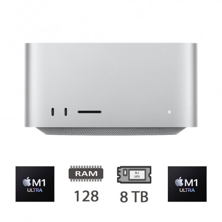 MAC STUDIO (2022)M1 ULTRA-20C/128/8TB/64C GPU/2Y