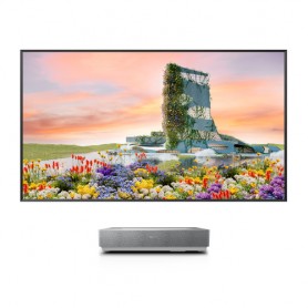 Hisense Laser TV 4K Ultra HD 100" 100L5HD, Proiettore raggio ultra-corto Single Laser, Smart TV VIDAA U6, Sintonizzatore DVB-T2,
