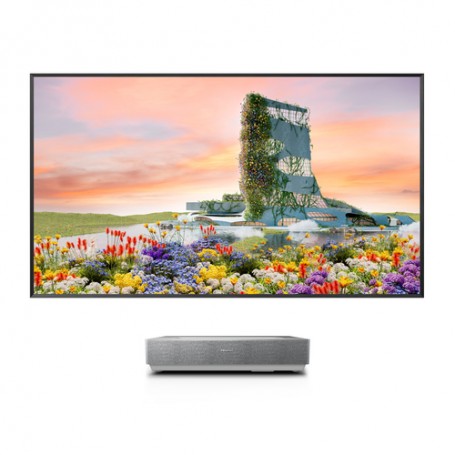 Hisense Laser TV 4K Ultra HD 100" 100L5HD, Proiettore raggio ultra-corto Single Laser, Smart TV VIDAA U6, Sintonizzatore DVB-T2,