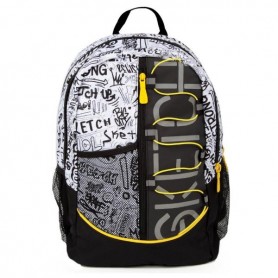 3 ZIP BACKPACK WHITE