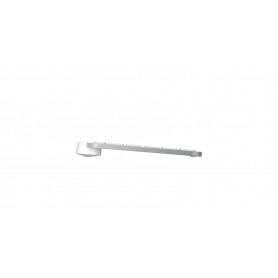 Logitech MX Keys S tastiera Universale RF senza fili + Bluetooth QWERTY Italiano Alluminio, Bianco