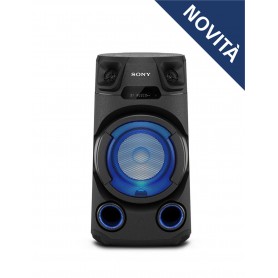 Sony MHC-V13 - Altoparlante Bluetooth All in One con JET BASS BOOSTER, Effetti Luminosi, Lettore CD, USB, Nero