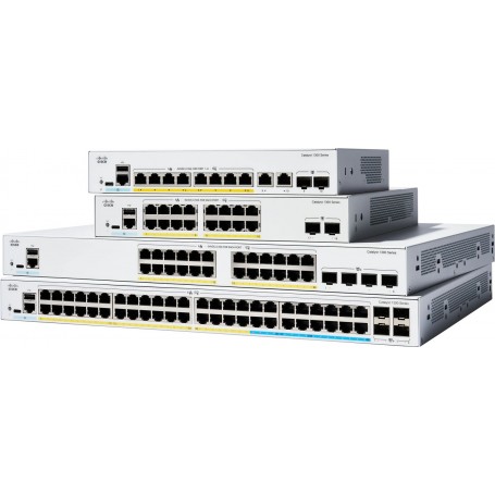 CATALYST 1300 24-PORT GE, FULL POE, 4X10G SFP+