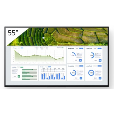 Sony FW-55BZ30L visualizzatore di messaggi Pannello piatto per segnaletica digitale 139,7 cm (55") LCD Wi-Fi 440 cd/m² 4K Ultra