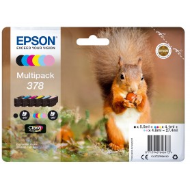 Epson Squirrel Multipack 6-colours 378 Claria Photo HD Ink (C13T37884010)