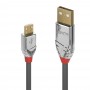 Lindy 36650 cavo USB USB 2.0 0,5 m USB A Micro-USB B Grigio