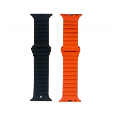 WATCHBAND 42/44/45MM MAG BK OR