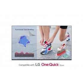 LG 50UL3J-M visualizzatore di messaggi Pannello piatto per segnaletica digitale 127 cm (50") LCD Wi-Fi 400 cd/m² 4K Ultra HD Bl
