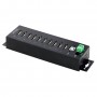 StarTech.com Hub USB 2.0 a 10 porte, hub di ricarica robusto con protezione ESD livello 4, Moltiplicatore di porte USB-A industr