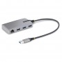 StarTech.com Hub USB a 3 porte con Ethernet - Hub USB 3.0 5Gbps alimentato via bus - Hub splitter USB-A a 3x USB-A portatile per