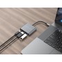 Conceptronic DONN18G replicatore di porte e docking station per laptop Cablato USB 3.2 Gen 1 (3.1 Gen 1) Type-C Grigio