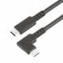 StarTech.com Cavo USB-C angolare robusto da 50 cm, USB 3.2 Gen 2 (10 Gbps), cavo di trasferimento dati USB type-C ad angolo rett