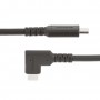 StarTech.com Cavo USB-C angolare robusto da 1 m, USB 3.2 Gen 2 (10 Gbps), cavo di trasferimento dati USB type-C ad angolo retto,