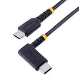 StarTech.com Cavo di Ricarica USB-C a 90° da 1m - Cavetto di Ricarica Veloce USB Tipo-C per uso intensivo - Cavo Dati USB 2.0 T