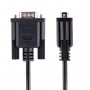 StarTech.com Cavo Seriale Null Modem RS232 da 3 m - Cavo Seriale Crossover con Schermatura in Alluminio - Cavo COM Connettore DB