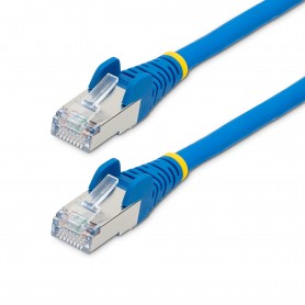 StarTech.com Cavo Ethernet CAT 6a - 50cm - Blu - Cavo di rete LAN Low Smoke Zero Halogen (LSZH) - 10GbE 500MHz 100W PoE++ - Filo