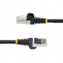 StarTech.com Cavo Ethernet CAT 6a - 2m - Nero - Cavo di rete LAN Low Smoke Zero Halogen (LSZH) - 10GbE 500MHz 100W PoE++ - Filo/