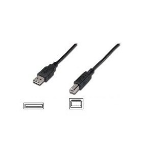 IGLOO CAVO USB 2.0, USB A M - USB B M, NERO, 3M