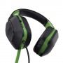 Trust GXT 415X ZIROX Auricolare Cablato A Padiglione Gaming Nero, Verde
