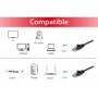 Equip 625451 cavo di rete Nero 2 m Cat6 U/UTP (UTP)