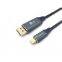 Equip 133421 cavo e adattatore video 1 m USB tipo-C DisplayPort Grigio