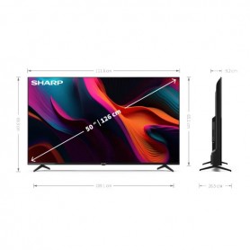 50 UHD 4K FRAMELESS SMART GOOGLE TV