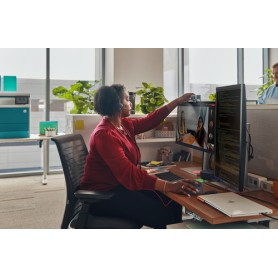 POLY Cuffie monoaurali Blackwire 3315 con connettore USB-C, certificate per Microsoft Teams + spina da 3,5 mm + adattatore USB-C