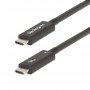 StarTech.com A40G2MB-TB4-CABLE Cavo Thunderbolt 2 m 40 Gbit/s Nero