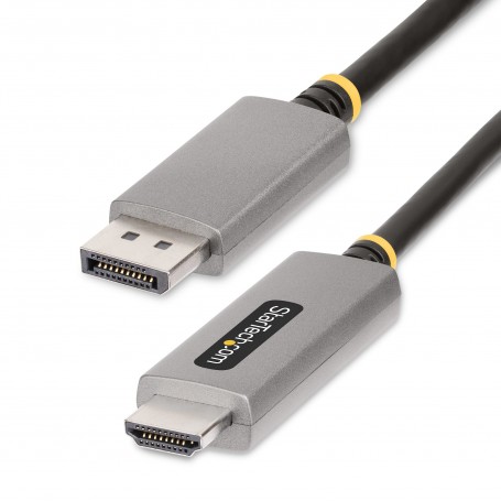 StarTech.com Cavo adattatore DisplayPort HDMI da 2 m, 8K 60Hz, 4K 144Hz, HDR10, Convertitore video attivo da DisplayPort 1.4 a H