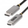 StarTech.com Cavo adattatore DisplayPort HDMI da 2 m, 8K 60Hz, 4K 144Hz, HDR10, Convertitore video attivo da DisplayPort 1.4 a H