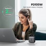 Ugreen 40747 Caricabatterie per dispositivi mobili Universale Nero AC Ricarica rapida Interno