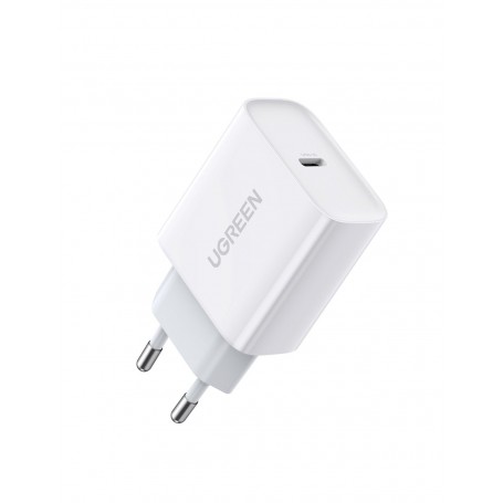 Ugreen 60450 Caricabatterie per dispositivi mobili Universale Bianco AC Ricarica rapida Interno