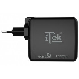itek ITSCWUC60 Caricabatterie per dispositivi mobili Universale Nero AC Ricarica rapida Interno