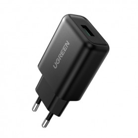 Ugreen 70273 Caricabatterie per dispositivi mobili Smartphone Nero USB Ricarica rapida Interno
