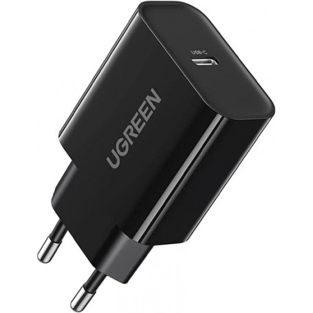 Ugreen 10191 Caricabatterie per dispositivi mobili Universale Nero AC Ricarica rapida Interno