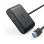 Ugreen 20290 hub di interfaccia USB 3.2 Gen 1 (3.1 Gen 1) Type-A 5000 Mbit/s Nero