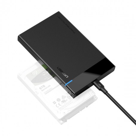 Ugreen 50743 contenitore di unità di archiviazione Custodia per Disco Rigido (HDD) Nero 2.5"
